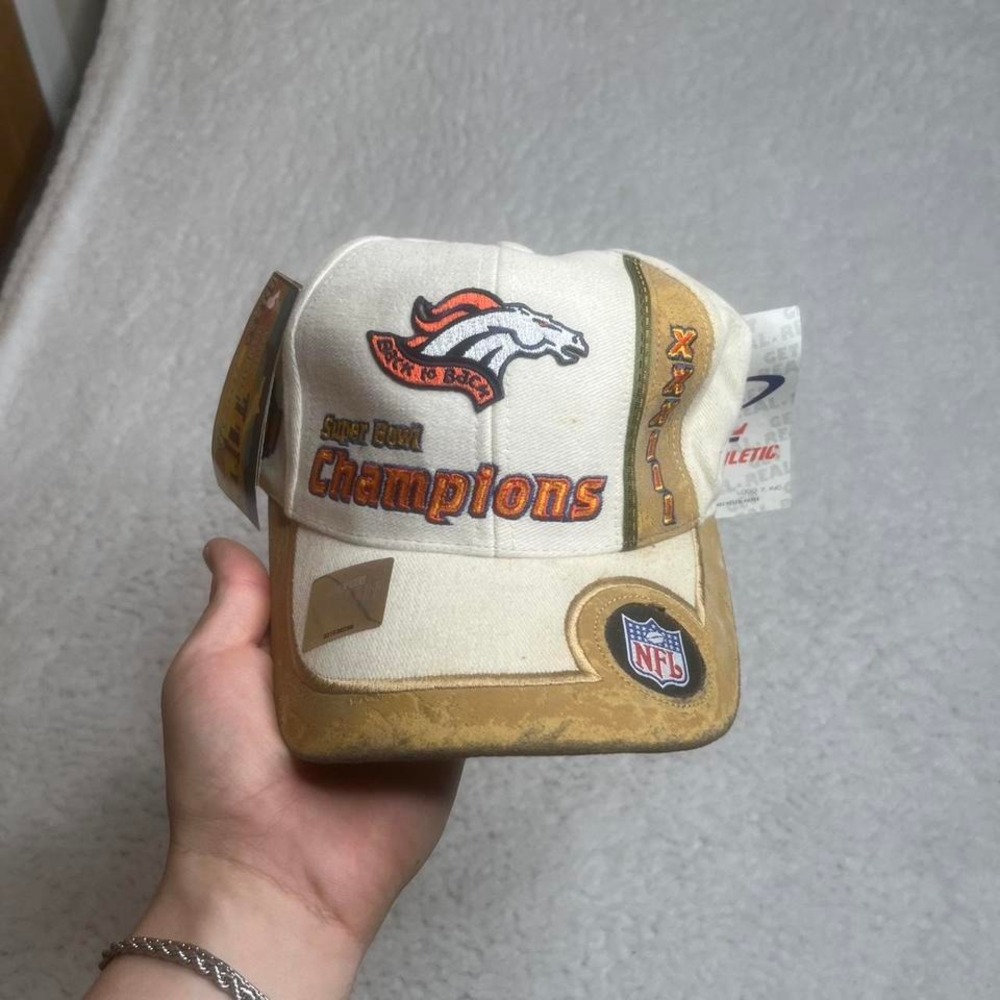 NWT 1999 logo athletic Denver broncos adjustbale Super‎ Bowl hat nfl